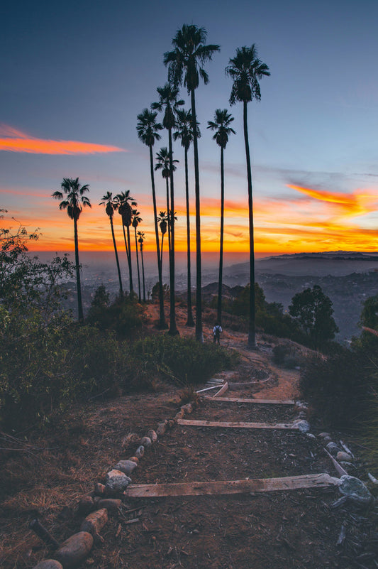 Preparing for a Sunset Hike in Los Angeles